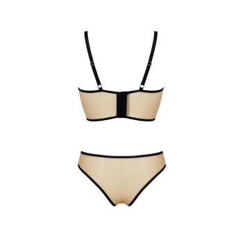 Bielizna-DENERYS SET beige S/M