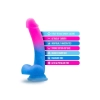 Żelowy miękki penis dildo z mocną przyssawką 16 cm