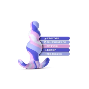 Korek analny silikonowy Blush Avant Twilight Blue