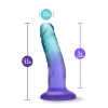 B YOURS MORNING DEW 5 INCH DILDO SAPPHIRE