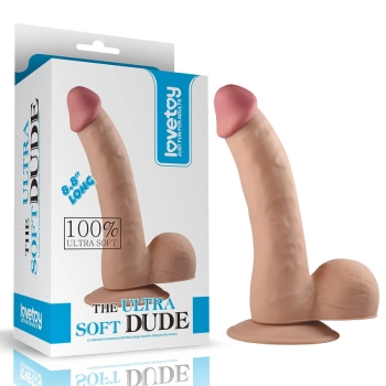 Dildo cieliste realistyczny wygląd penisa 20 cm