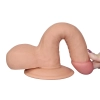 Dildo realistyczne z przyssawką żylaste 18 cm