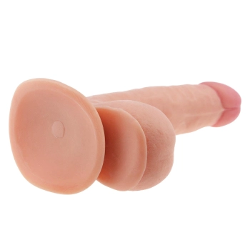 Dildo realistyczne z przyssawką żylaste 18 cm