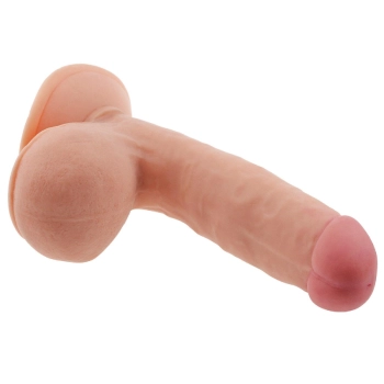 Dildo realistyczne z przyssawką żylaste 18 cm