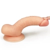 Wyżyłowany penis gruby z przyssawką dildo 18 cm