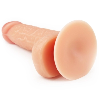 Wyżyłowany penis gruby z przyssawką dildo 18 cm