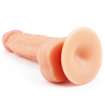 Wyżyłowany penis gruby z przyssawką dildo 20 cm