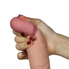 Proste dildo eko skóra realistyczne wibracje 22 cm