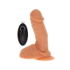 Realistyczne żylaste dildo z mocną przyssawką 17cm