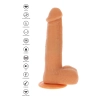 Rotating Beads Vibrating Dildo