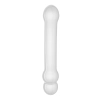 zakrzywione przezroczyste dildo z wypustkami 17 cm