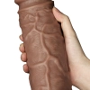 Gigantyczne dildo z przyssawką wyżyłowane 26,5 cm