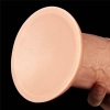 Grube ogromne dildo z przyssawką wibracje 28 cm