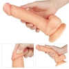 Majtki strap-on w zestawie z wibrującym dildo 20cm