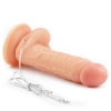 Majtki strap-on w zestawie z wibrującym dildo 20cm