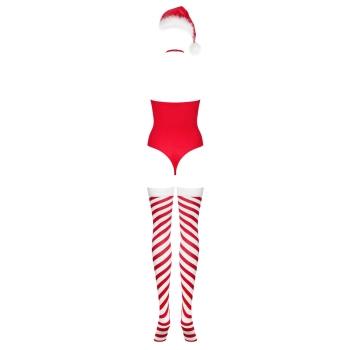 Bielizna-Kissmas body czerwone  M/L