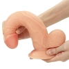 Strap-on elastyczne dildo realistyczny penis 21 cm