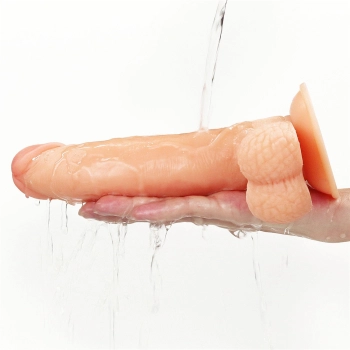 Strap-on elastyczne dildo realistyczny penis 21 cm