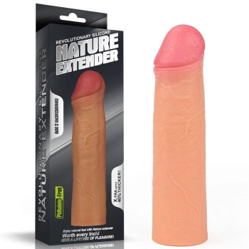 Rewolucyjna silikonowa przedłużka Nature Lovetoy 18 cm