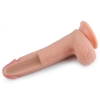 Realistyczne dildo silikonowe z przyssawką 20,5 cm