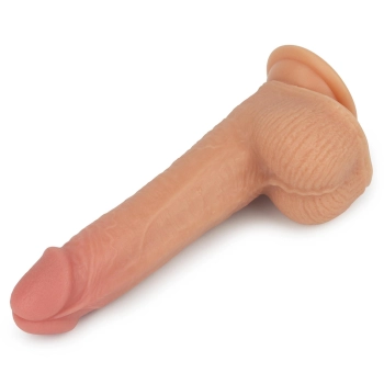 Realistyczne dildo  z przyssawką obrotowe 21,5 cm