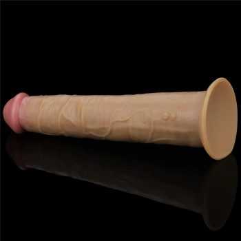 Realistyczne silikonowe żylaste sex dildo 26 cm