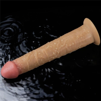 Realistyczne silikonowe żylaste sex dildo 26 cm