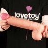 Grube realistyczne żylaste dildo przyssawka 30,5cm