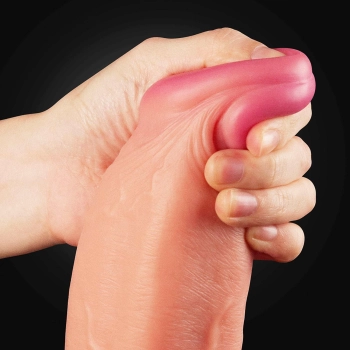 Grube realistyczne żylaste dildo przyssawka 30,5cm