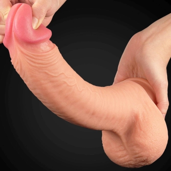 Ogromne dildo realistyczny wygląd przyssawka 30 cm