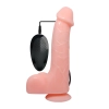 Wibrujące żylaste realistyczne dildo jądra 22 cm