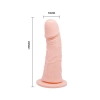 Wibrujący strap-on odczepiane realistyczne dildo