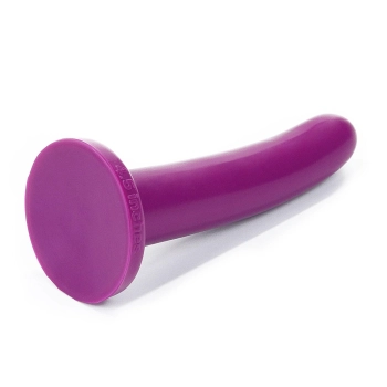 Dildo do strap-ona zabawy silikonowy fiolet 11 cm