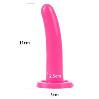 Dildo do strap-ona zabawy analne silikonowy 11 cm