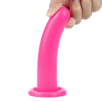 Silikonowe dildo do strap-ona sex analny różowe