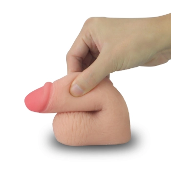 Elastyczny giętki penis realistyczne dildo 13,9 cm