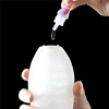 Masturbator Lovetoy Giant Egg Climax Spirals przezroczysty TPE 13 cm