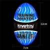 Masturbator Lovetoy Giant Egg Climax Spirals przezroczysty TPE 13 cm