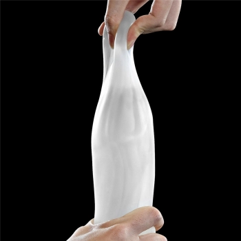 Masturbator Lovetoy Giant Egg Climax Spirals przezroczysty TPE 13 cm