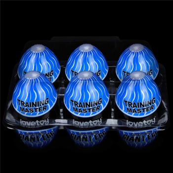 Masturbator Lovetoy Giant Egg Climax Spirals przezroczysty TPE 13 cm