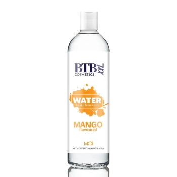 BTB WATER BASED FLAVORED MANGO LUBRICANT 250ML