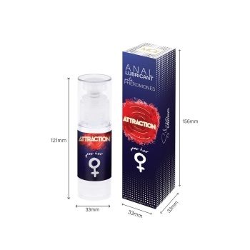 ANAL LUBRICANT WITH PHEROMONES ATTRACTION FOR HER 50 ML