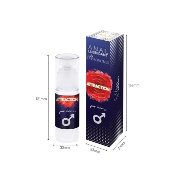 ANAL LUBRICANT WITH PHEROMONES ATTRACTION FOR HIM 50 ML