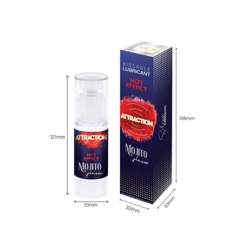 LUBRICANT ATTRACTION HEAT MOJITO 50 ML