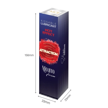 LUBRICANT ATTRACTION HEAT MOJITO 50 ML