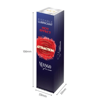 LUBRICANT ATTRACTION HEAT MANGO 50 ML