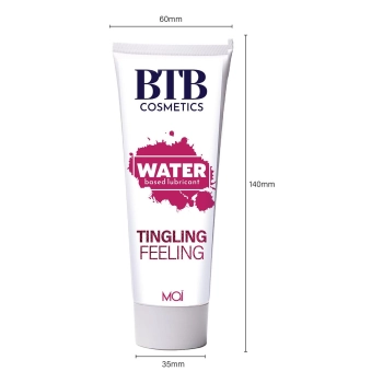 BTB WATER BASED TINGLING EFFECT LUBRICANT 100ML