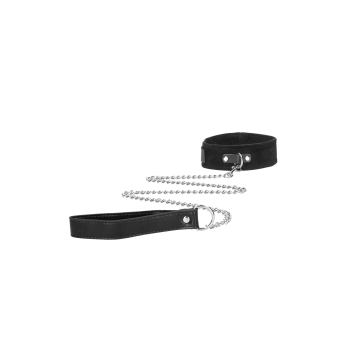 Velcro Collar With Leash And Hand Cuffs