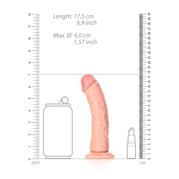 Curved Realistic Dildo with Suction Cup - 6