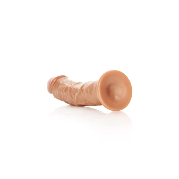 Czarne silikonowe dildo z mocną przyssawką 20 cm